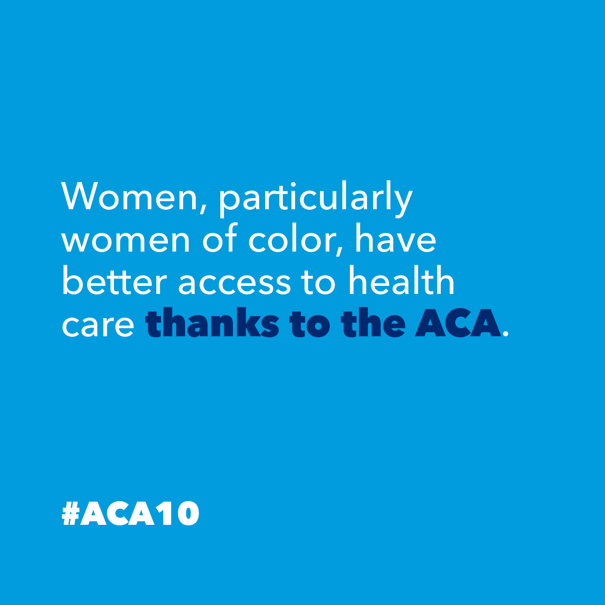 PPActionCA's tweet photo. Thanks to the Affordable Care Act, women of color are able to better access health care, including access to no-cost birth control and maternity care. #ACAchat #ACA10 #ProtectOurCare https://t.co/MMNogp9XUq