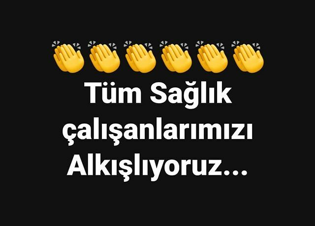 dato_tr's tweet photo. Tüm Sağlık çalışanlarımızı alkışlıyoruz. https://t.co/Zj9wsSIrKa