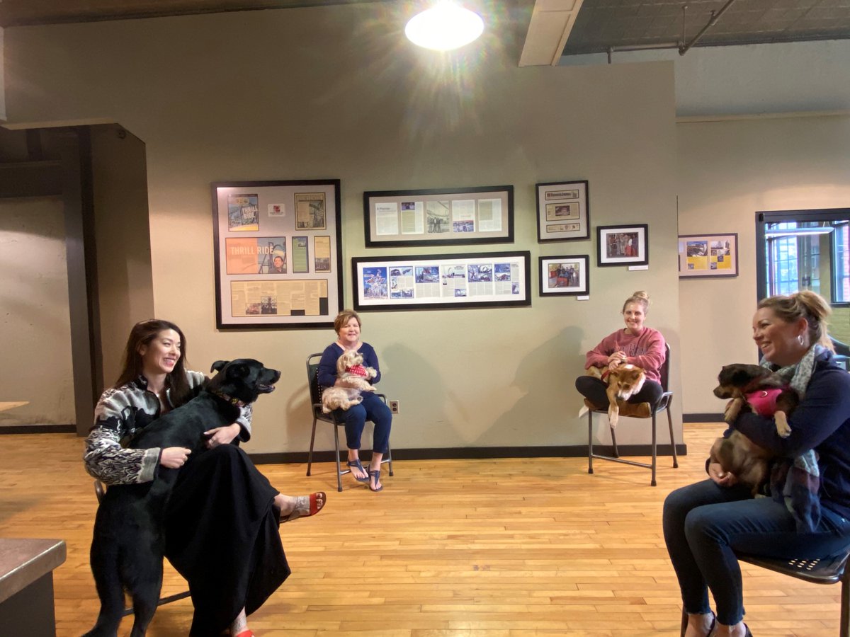 premierrides's tweet photo. Monday is #NationalPuppyDay but weโre celebrating early and responsibly at the #PremierRides office by practicing safe #SocialDistancing.
How are you practicing safe social distancing?
#6ftapart #smallgroupsonly #dogscantgetcovid19 https://t.co/4iH9hglULe