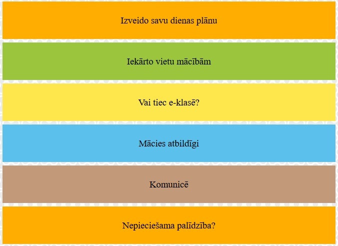 Padomi skolēniem, kā mācīties attālināti. Plašāk par tiem var izlasīt šeit: marupe.edu.lv/8-aktualitates…