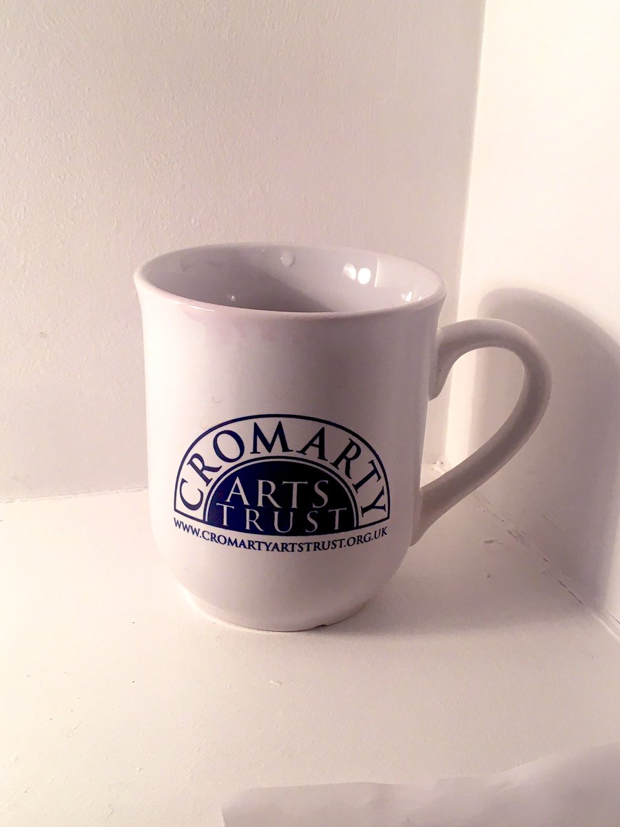 Absolutely not drinking cheap red wine out of this <a href="/cromartyarts/">Cromarty Arts Trust</a> mug