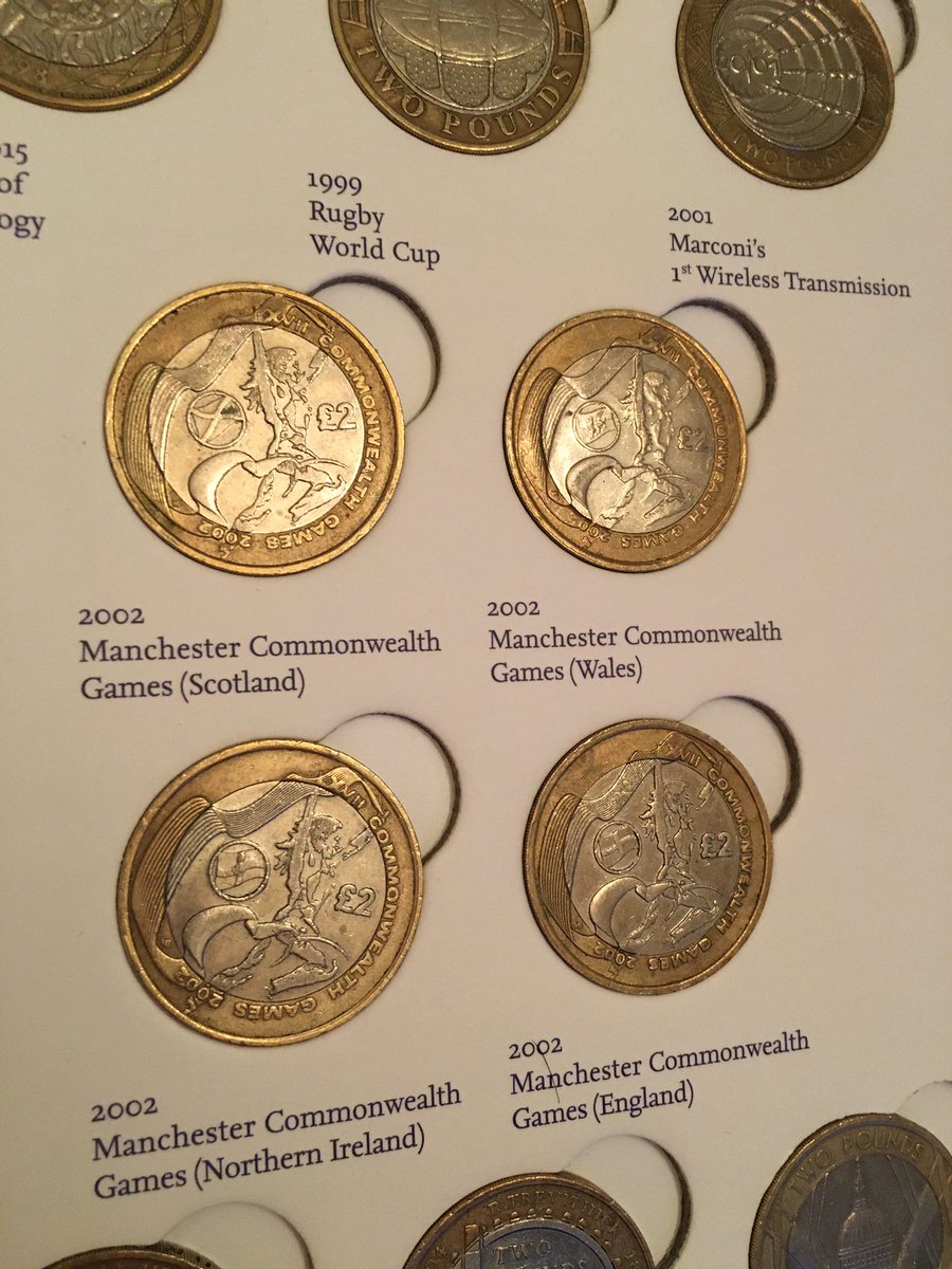 CoinsGoodwin's tweet photo. Just received the commonwealth £2 from my family member and it is Northern Ireland! That completes my commonwealth set! #coincollecting #checkyourchange #Commonwealth @ChangeChecker https://t.co/fbdcAaaPpH
