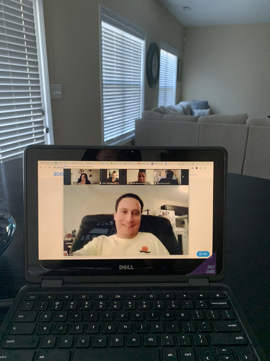 KayTeachesK's tweet photo. @zoom_us  check- in with @UpchurchElemen1 kindergarten team! @HokeCoSchools #remotelearning @burnsstephani15 @Nmaynor1 @BenPurvis1 @Talesia16 Mrs. Van Ness https://t.co/MwVKwGzhzd
