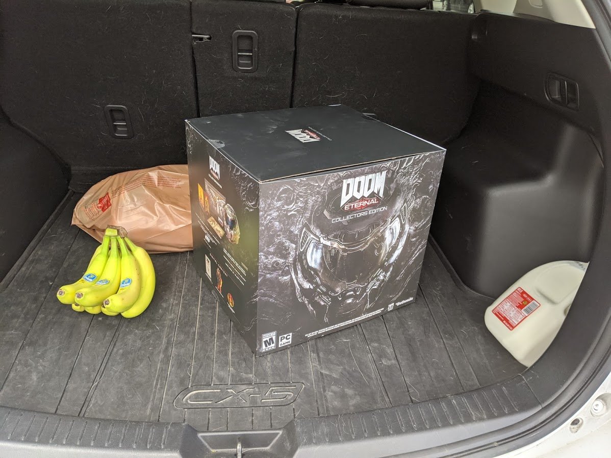RiotEmil's tweet image. Had to take a trip to the store today to get everything I need for the weekend - most critical item in front of course (@DOOM)!