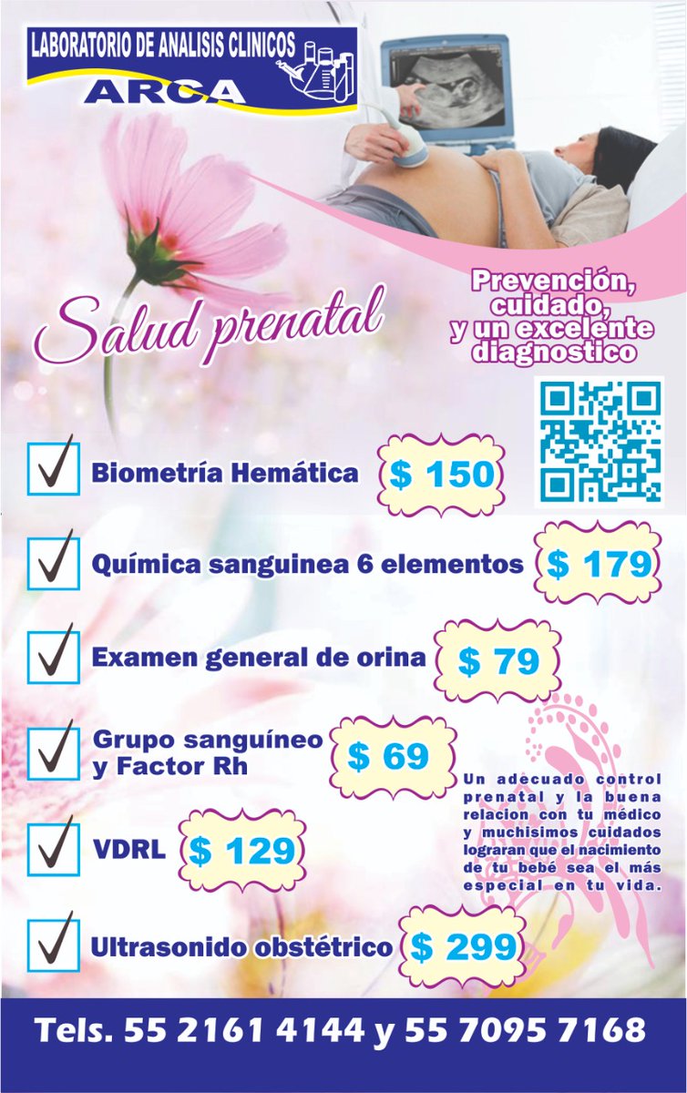 Análisis Clínicos Estudios De Laboratorio Para Embarazadas Precio