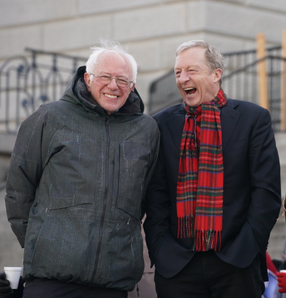 fOrGiVeNcHy's tweet image. #CATDADDY hates Biden, who twice tried to clown him at the #DemDebate

@TomSteyer knows that ONLY a progressive can beat Trump

Bernie is a FOOL for rejecting this billionaire's endorsement, as Tommy could've throttled the airwaves with ads showing how incoherent &amp;amp; nasty Biden is