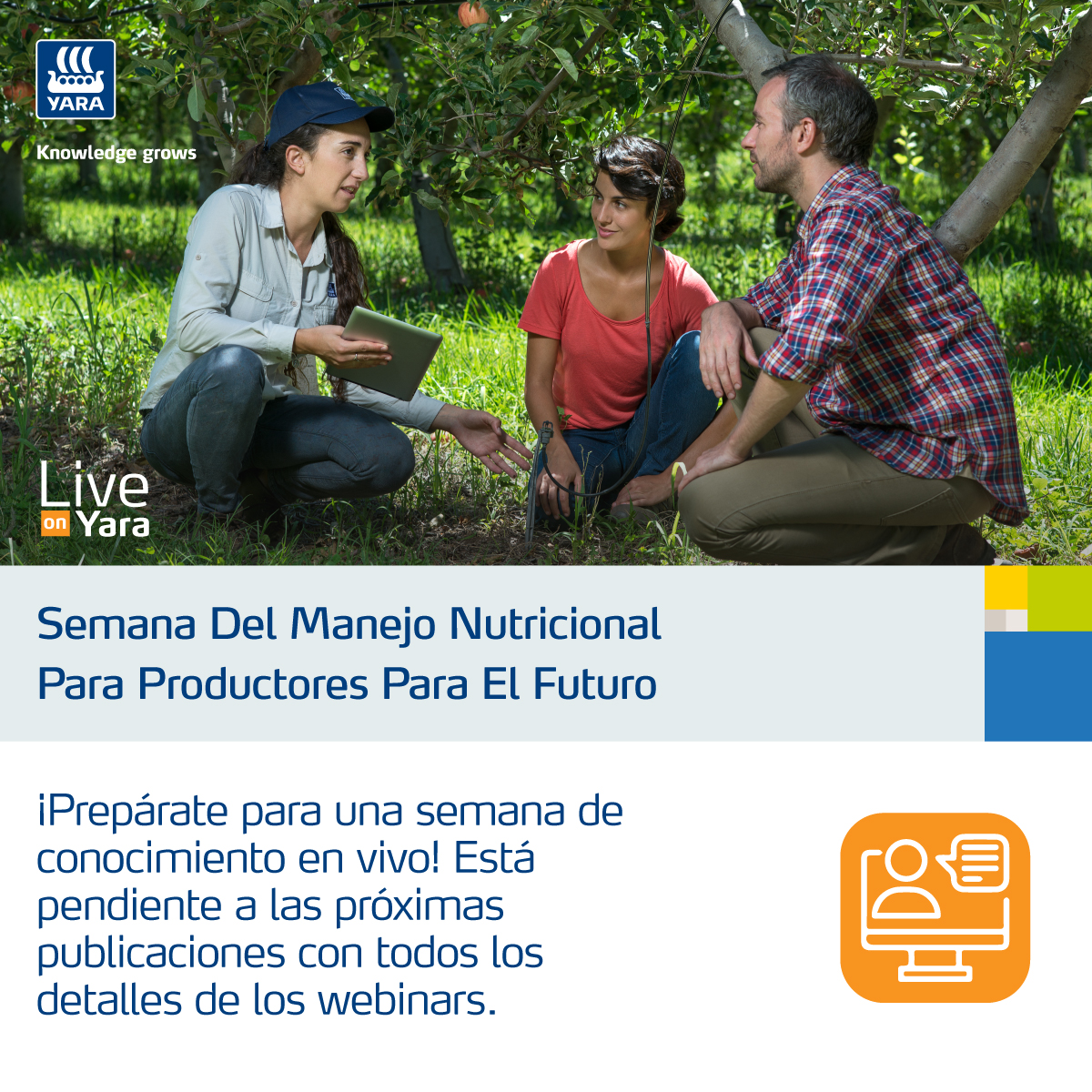 Yara_Ecuador's tweet photo. ¡A partir de la próxima semana compartiremos conocimiento por medio de nuestro Facebook Live! 

Regístrate ahora: 
 
https://t.co/yE7OG7q5Zy https://t.co/mfwRmfBOD1