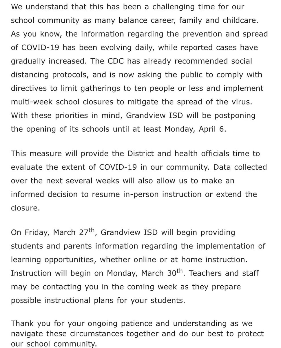 Grandview ISD (@grandviewisd) on Twitter photo 