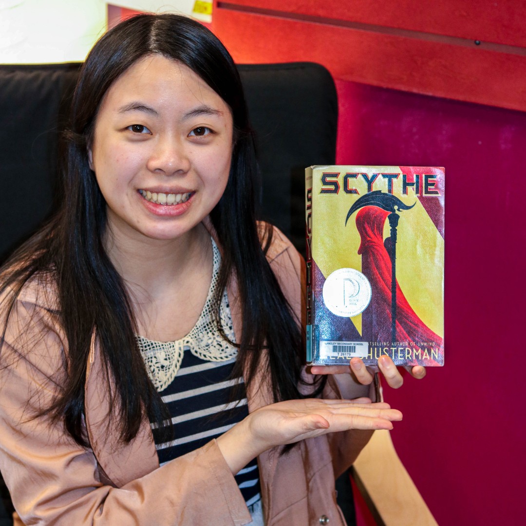 LangleySchools's tweet image. Grace’s pitch: “Thou shalt kill in this dystopian sci-fi.” Be sure to read Scythe by Neal Shuserman, the first of an epic trilogy!
#SpringBreakReading