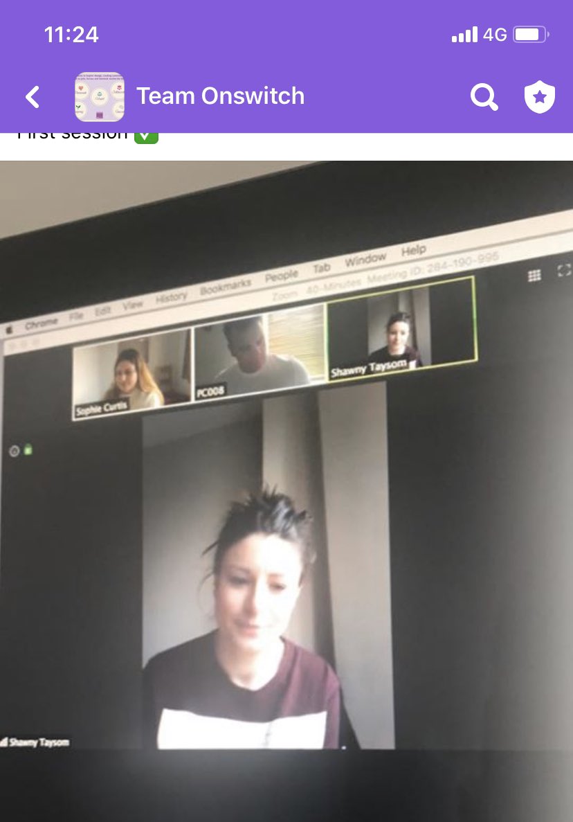 OnswitchLtd's tweet image. We end the week with #TeamOnswitch remote working here’s a few of them at morning chat 
Workstations at home with helpful cats and team Easter Eggs 
Plenty of jobs done and work completed 
Social chats at 10.30 and 3.30 to maintain social connection so far so good #OneVetTeam
