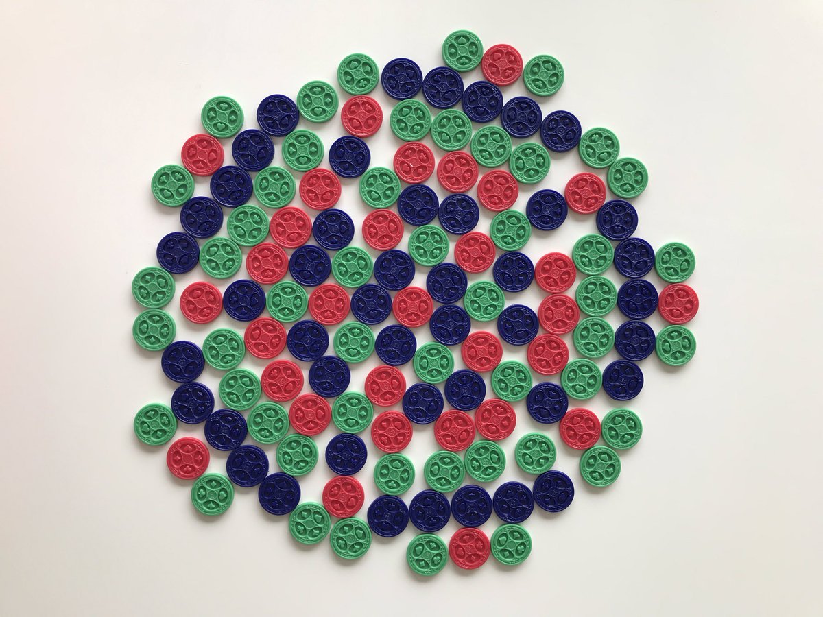 I created a #somethingfromnothing challenge with game pieces! It is a radial design growing in pieces as it expands. I would love to see what you are making at home! Tag me if you make one! <a href="/DiscoveryAPS/">Discovery APS</a>