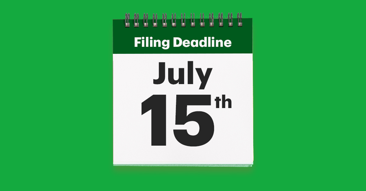 ⚠️𝗧𝗮𝘅 𝗗𝗲𝗮𝗱𝗹𝗶𝗻𝗲 𝗖𝗵𝗮𝗻𝗴𝗲⚠️ Today the IRS extended the tax-filing deadline to July 15. So if you need more time to get your taxes done, you’ve got it. If you need your refund now more than ever, the IRS is still processing returns and we're here to help!