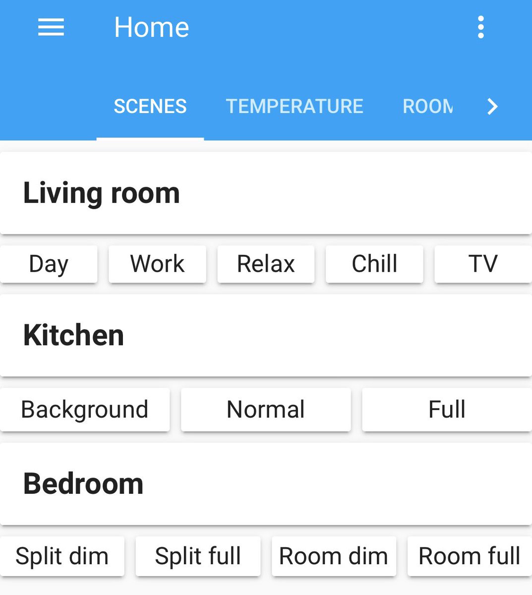 So being stuck in our appartment gives me ample time to start debugging my home automation.Like getting Hue light scenes working in  @home_assistant - this turned out to be incredibly easy, but has frustrated me to no end for a year 