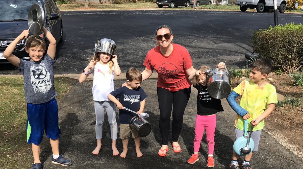 cbtuss's tweet photo. We loudly and proudly accepted the Cowbell Challenge for first responders in Falls Church, Virginia! @jimmyfallon @FallonTonight https://t.co/YWXDH9tSp2