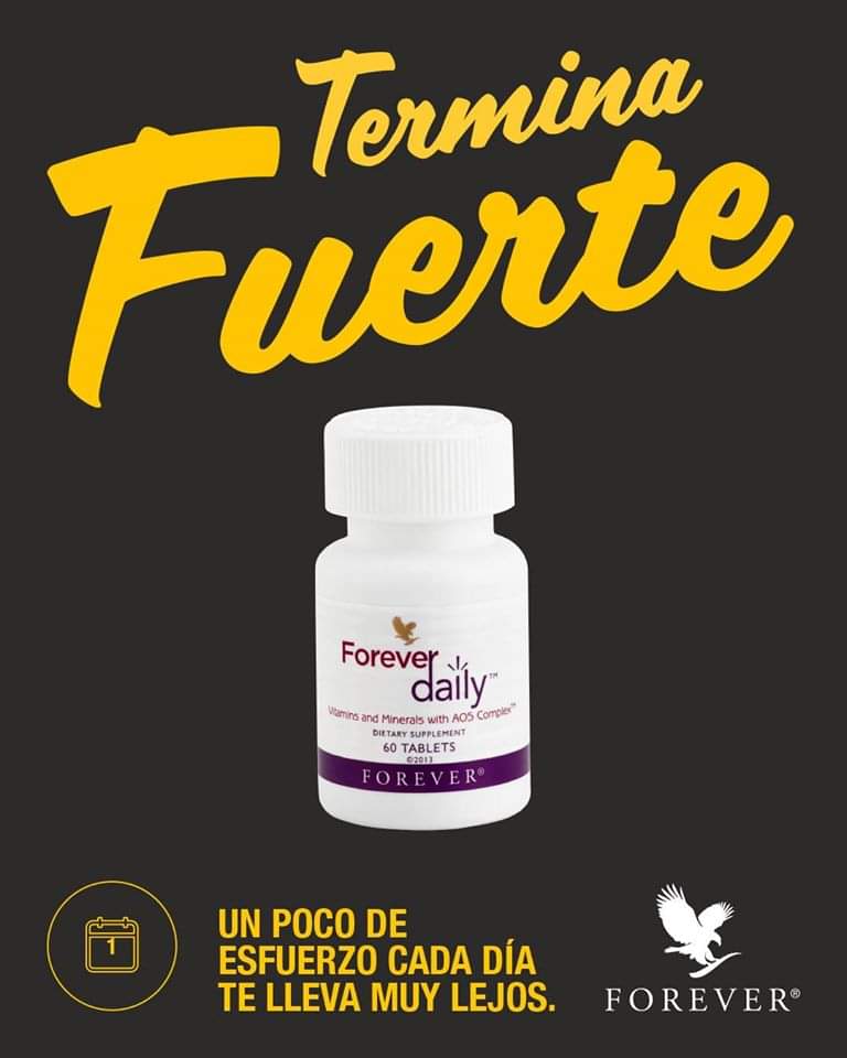 flp_colombia's tweet photo. Permanece fuerte con FOREVER DAILY un producto que te ofrece todas las vitaminas, minerales, frutas y verduras en un solo comprimido. Adquiérelo ya https://t.co/Aa41Y4vqcU o 📲https://t.co/2BH2t9neC5 https://t.co/aQy9m6hQAn