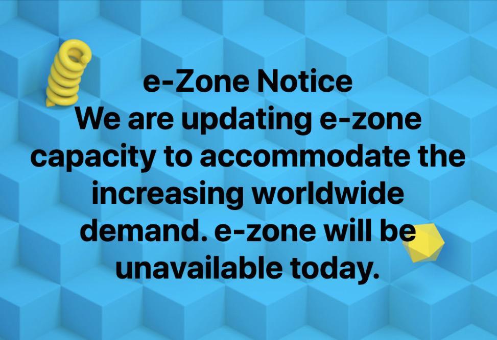 ¿Estás inscrito en algunos de nuestros cursos de las Asignaturas Generales de inglés y te encuentras trabajando en línea? Te comunicamos que la plataforma E-zone estará estará fuera de línea por el resto del día para aumentar su ancho de banda. 🙋‍♀️🙋‍♂️📣✏️💻🖥📱 #UQROO2020
