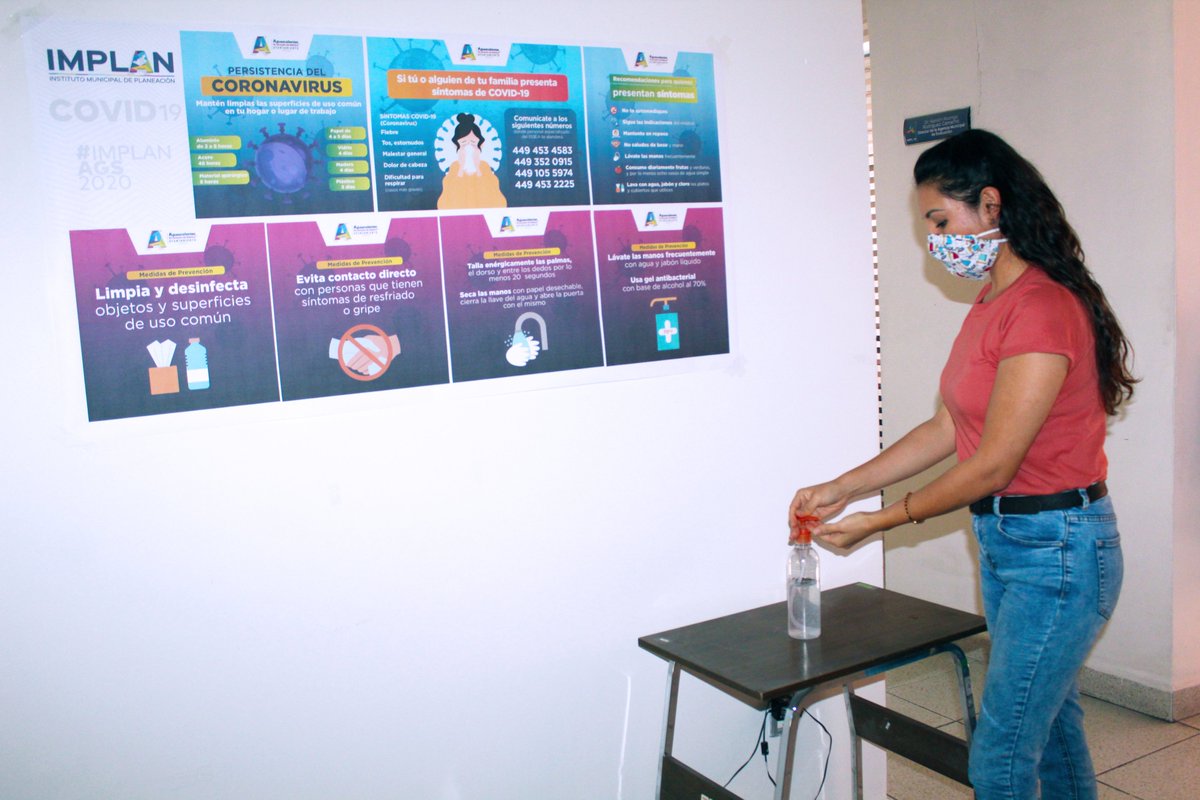 En el Instituto Municipal de Planeación se implementan medidas de prevención para evitar el contagio de Coronavirus (COVID-19) y cuidar la salud tanto de las y los servidores públicos como de la ciudadanía.