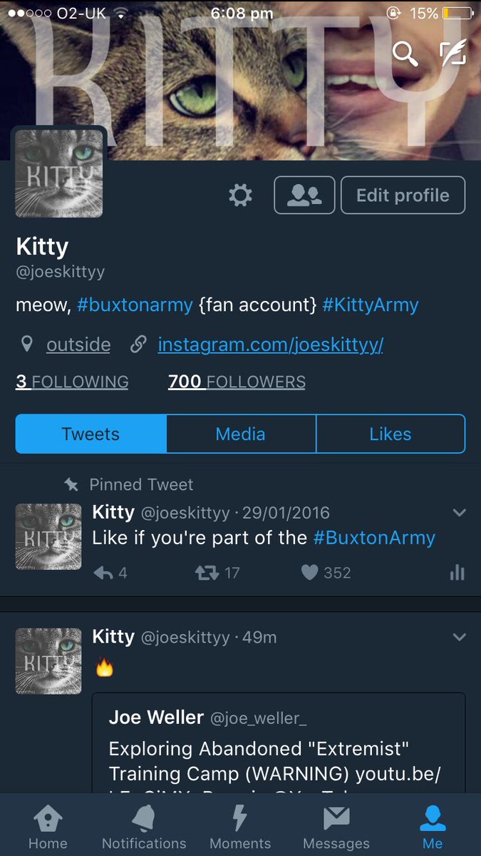 joeskittyy's tweet photo. December 2016 we hit 700 followers, where are you all now :( https://t.co/5V2v7ywD76