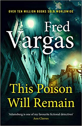 Gosh, social distancing is increasing my reading rate. Next in  #AYearOfBooks, "This Poison Will Remain" (Fred Vargas, 2017;  https://amzn.to/2x5LeSJ ). A mystery novel that turns in part on the improbability of murdering someone with the bite of a European recluse spider...