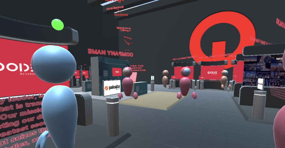 qode_brisbane's tweet photo. #SNEAKPEAK of the Virtual Expo that's being built! SO cool! We're so excited for the launch! Setting up an #avatar and navigation is super easy. #LIVE in a few days! 

If you're an exhibitor - please email us with any questions about your booth set up - we're here to help! https://t.co/yi74tWo4G5