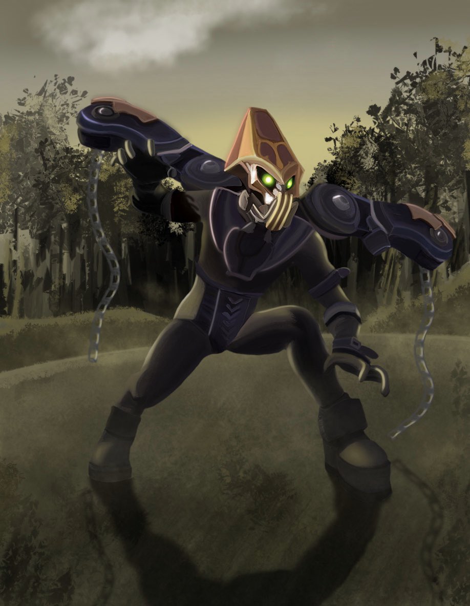 PixyChick_'s tweet photo. “Edu drovliz ikre skiv gekradaz”
(All secrets are worth knowing) 

🔥 [Churnwalker Fan Art] 🔥 

@vainglory @Rogue_Co 

#VaingloryArt #churnwalker https://t.co/nXoESaflbH
