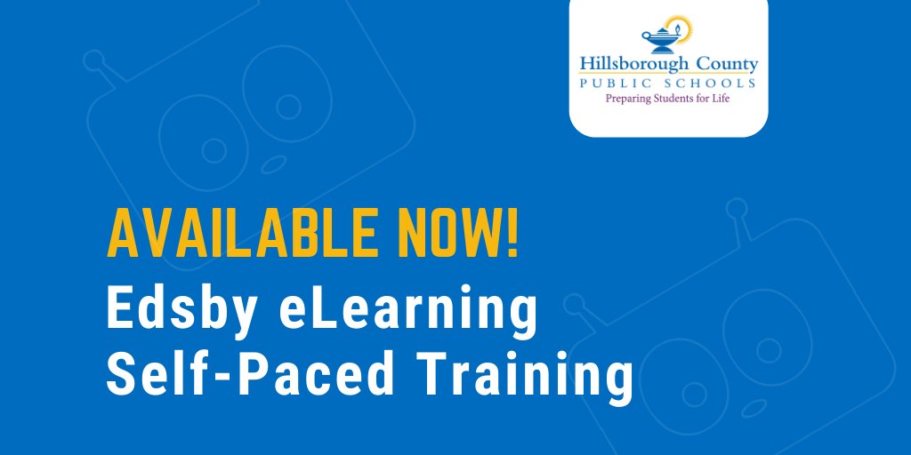 <a href="/HillsboroughSch/">Hillsborough Schools</a> Teachers - 

The self-paced <a href="/Edsby/">Edsby</a> eLearning course is available now!
Please register in PDS and you will receive access information in the registration confirmation email.
