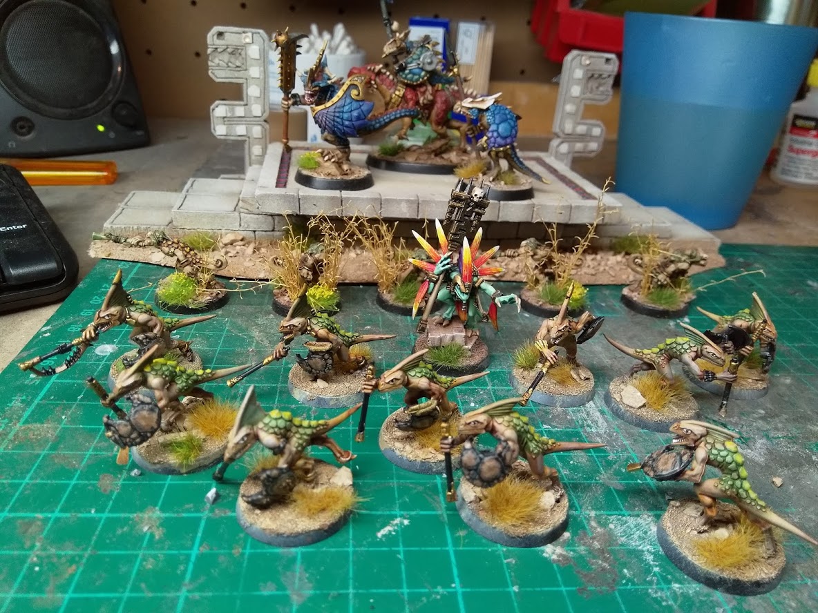 richardathome's tweet photo. #RichBuilds.com I still have a crap load of #Seraphon skinks to paint too... https://t.co/b3Wiwdk4Hr
