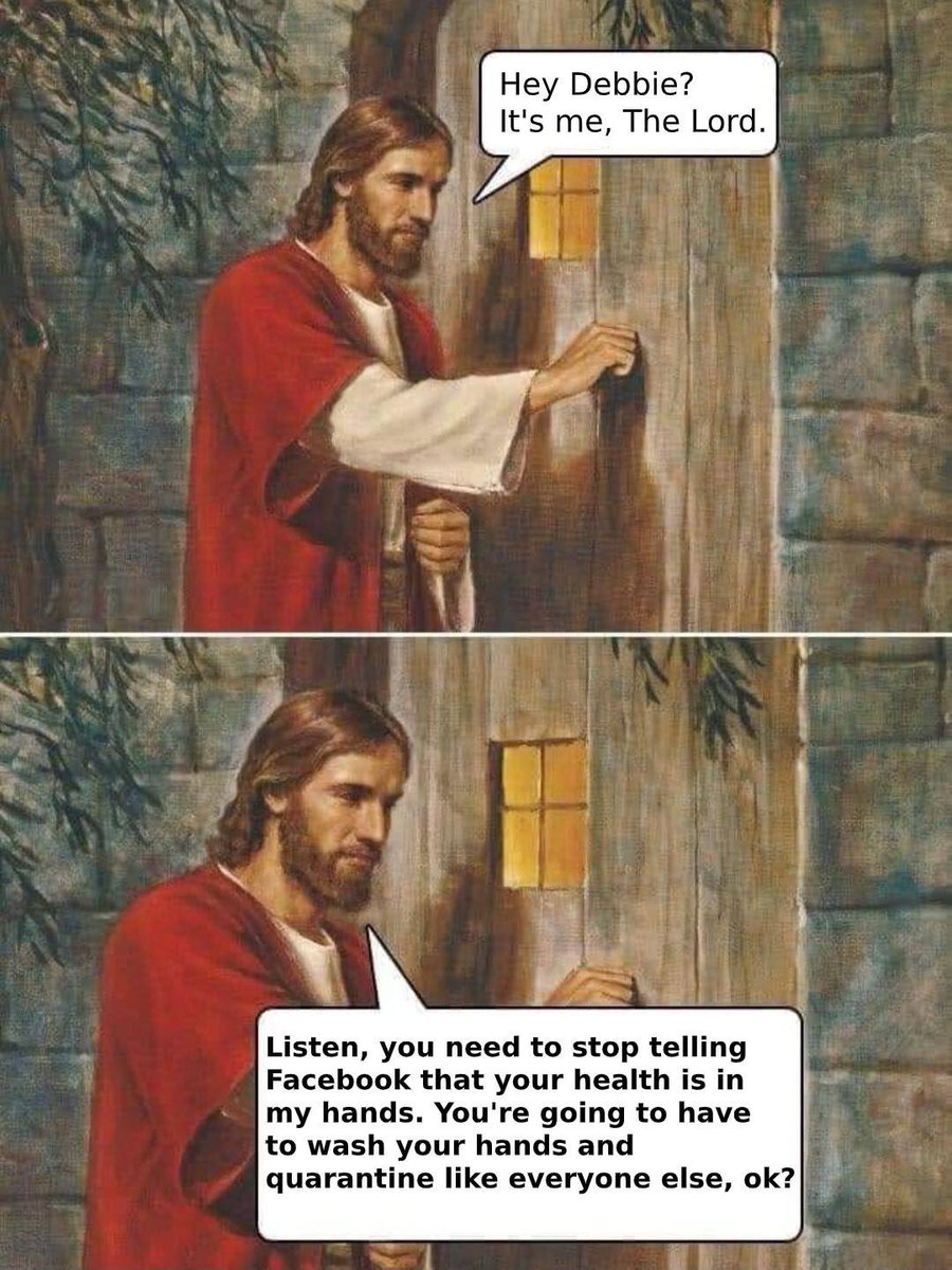 grantm1218's tweet photo. I’m back on twitter to provide you wholesome vaguely theological content in this national emergency. https://t.co/2ztS73jtVQ