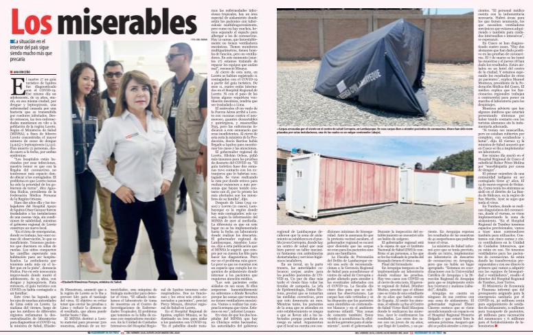 ensustrece's tweet photo. En @ensustrece: la situación en el interior del país sigue siendo mucho más que precaria.
Según el @Minsa_Peru, a fines de febrero, Loreto concentraba el mayor número de casos de dengue (3,925) y leptospirosis (3,131). Han muerto 21 personas, desde enero, por ambas epidemias. https://t.co/tfEroxX66R
