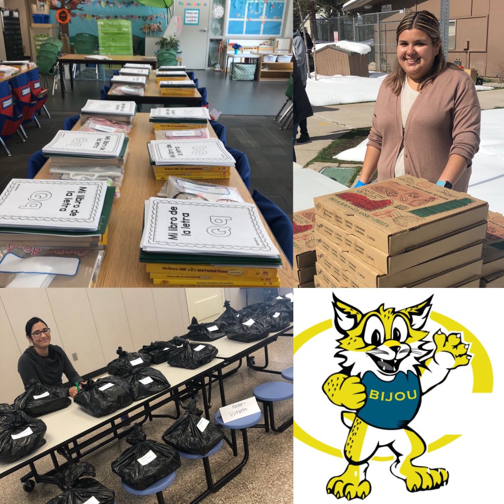 Thank you to our dedicated Bijou Team for coming together to distribute student materials for our continuous learning plan! Thank you <a href="/BaseCampPizza/">BaseCampPizza</a> for the generous food donation for our families🤍 This is what COMMUNITY is all about! #bijoupride #communityspirit #weareLTUSD