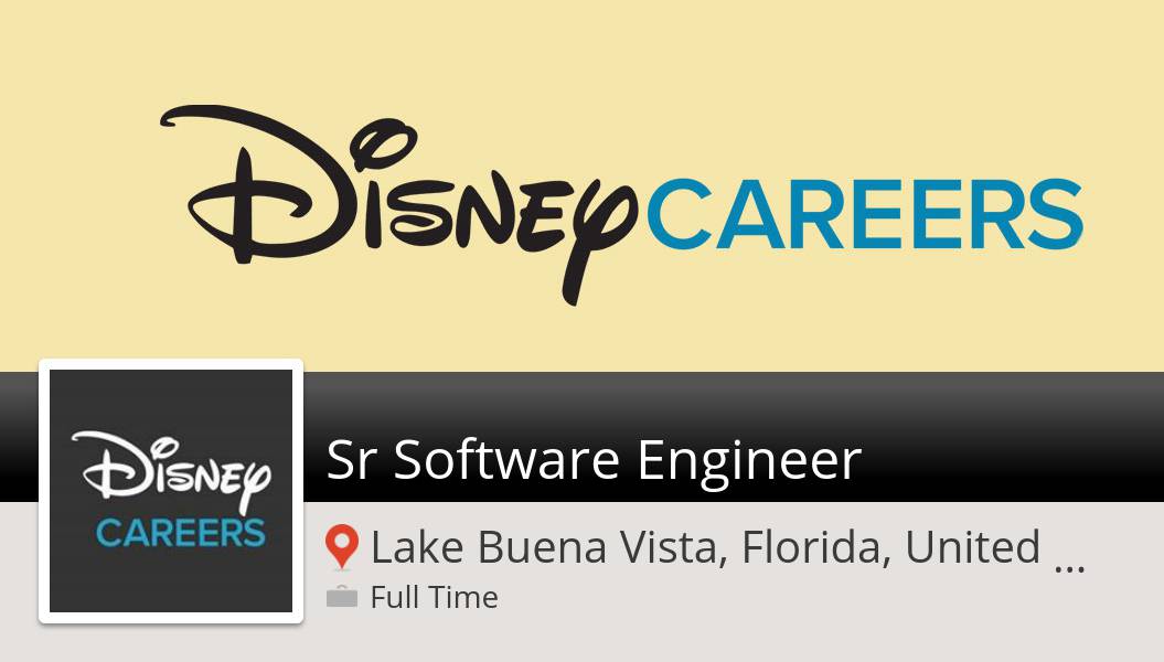 LittleMsDisney's tweet photo. #Disney is looking for a Sr #Software #Engineer in #LakeBuenaVista, apply now! #job https://t.co/7b4TUAE7HQ #DisneyJobs https://t.co/EatDf239t8