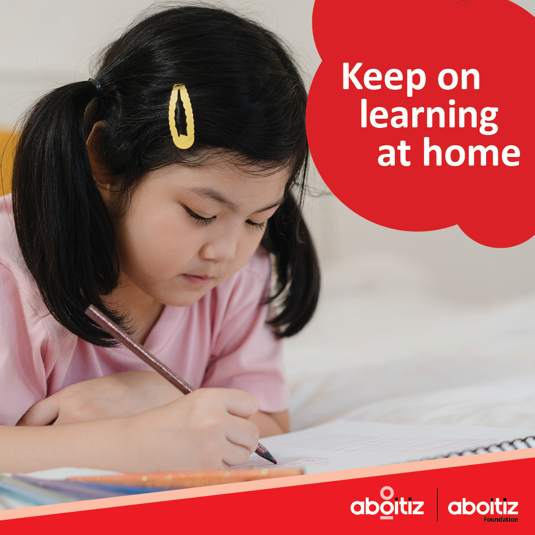 AboitizFDN's tweet photo. School might be over but not learning! Let’s keep kids busy reading, thinking and growing at home with these activities: https://t.co/a5w6UvVLZE https://t.co/abaf95Mhnl