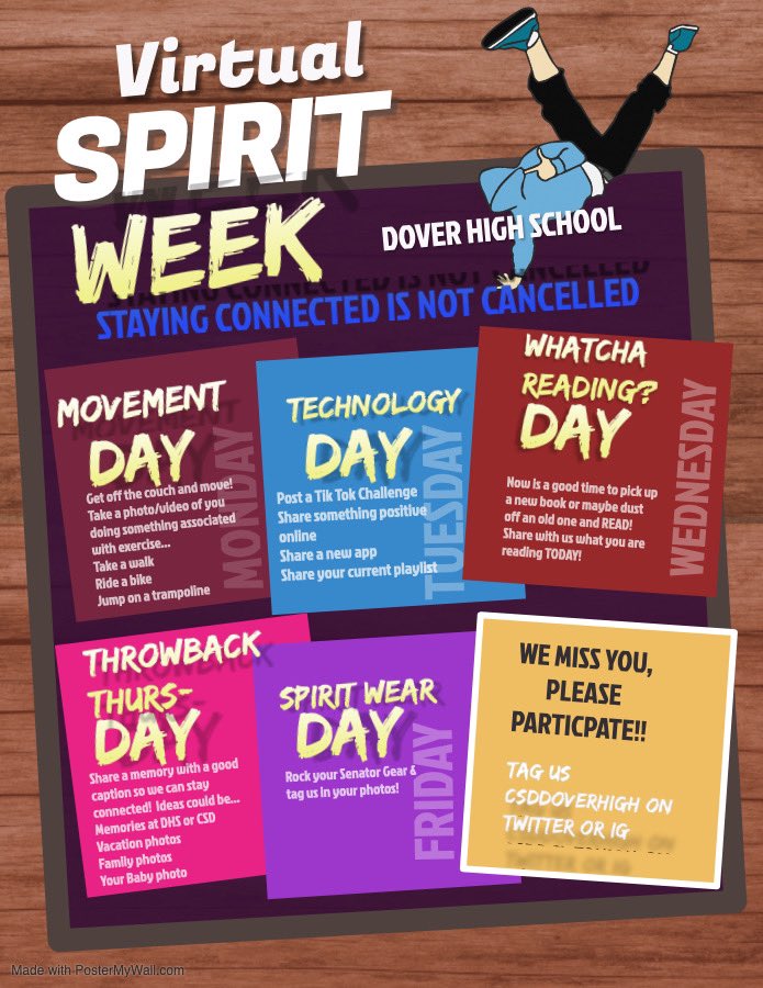 CSDDoverHigh's tweet photo. We miss our students &amp; staff- please share, we need something to smile about next week!!!! #SenatorUp!!! #shouldabeenasenator 🔵💪🏽⚪️ https://t.co/9u05kn4FVh