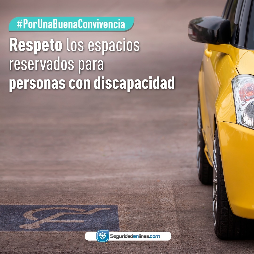 segenlinea's tweet photo. Estos espacios están adaptados para las personas con alguna discapacidad, por eso evita estacionar tu carro o moto en esta zona. Igualmente, evita ocupar los asientos que estén señalizados.

Así aportarás a una mejor convivencia. https://t.co/Q8E73AS8dG