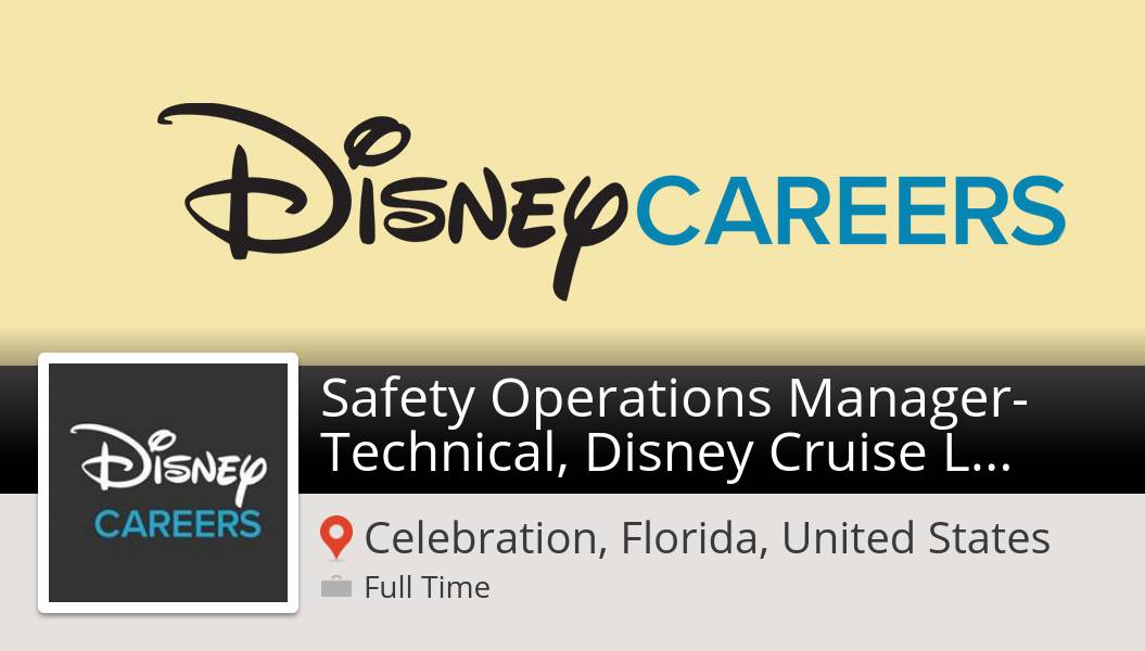 Tina_Porter's tweet photo. #Disney is hiring! Safety #Operations Manager-Technical, Disney Cruise #Line in #Celebration, apply now! #job https://t.co/oZahkXnS3E #DisneyJobs https://t.co/L5Xihf5hvX