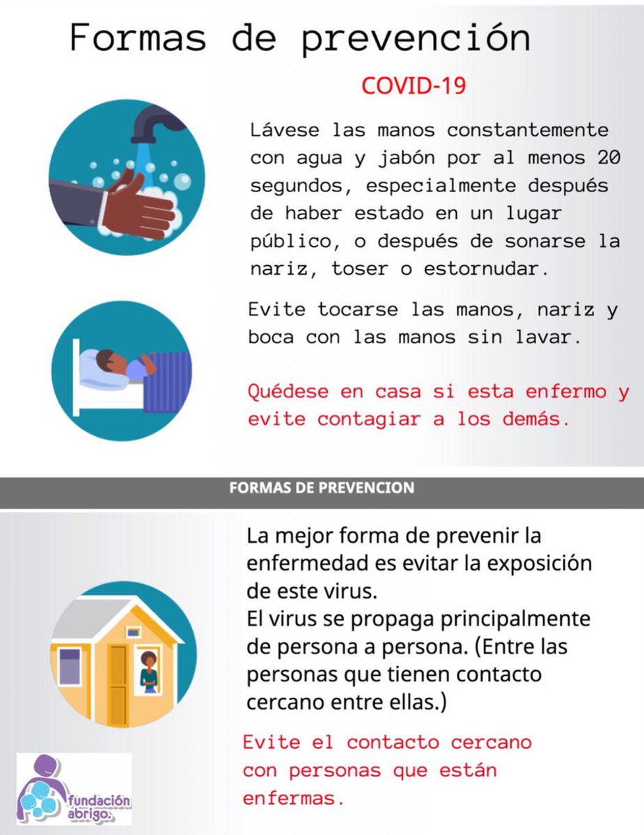 fundabrigohnd's tweet photo. Recuerda ser responsable y quédate en casa. Lavate bien las manos y haz caso a las recomendaciones que brinden los canales oficiales. #fundacionabrigo #COVID19 https://t.co/LYwQ7INL8v
