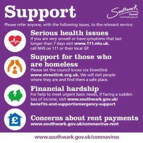 SouthwarkYAs's tweet photo. To the amazing community of #Southwark please #StaySafe #LookOutforEachOther #LookOutForYourNeighbours and those who are vulnerable... A big ***SHOUT OUT*** to our peers. You have one shot at this!!! Please be sensible, informed and safe. This is no joke! Thank you 😊 https://t.co/uvPAwR9ttD