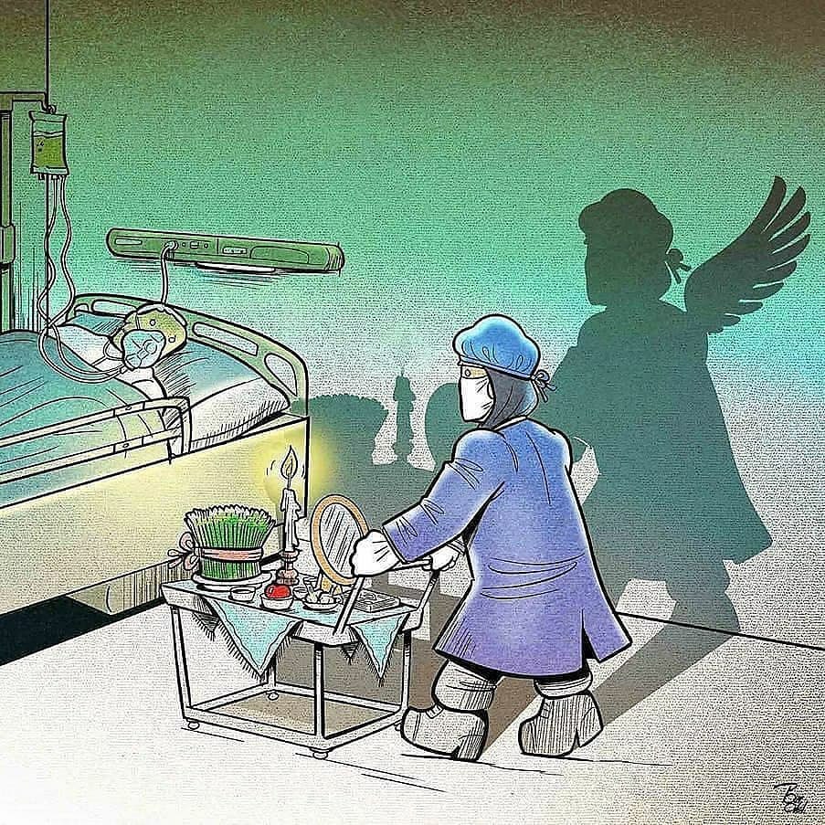MahesaSyilendra's tweet photo. Ini nih keren. Sebagai bentuk support kepada para pekerja/petugas medis, dokter, perawat, suster dan pastinya para pekerja/petugas lainnya dalam bentuk karikatur. 🙏 https://t.co/cq4i12CPNp