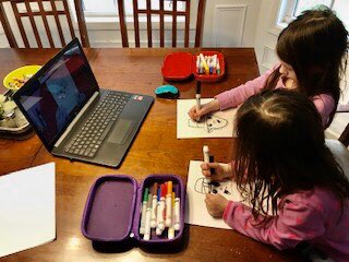 DonnaLatimer1's tweet photo. What a week! @CMCSIWarriors faced the challenges of homeschooling/digital learning head on, and didn’t skip a beat! So proud of all our students and staff! #CarryOnWarriors https://t.co/TrCz4ODvdO