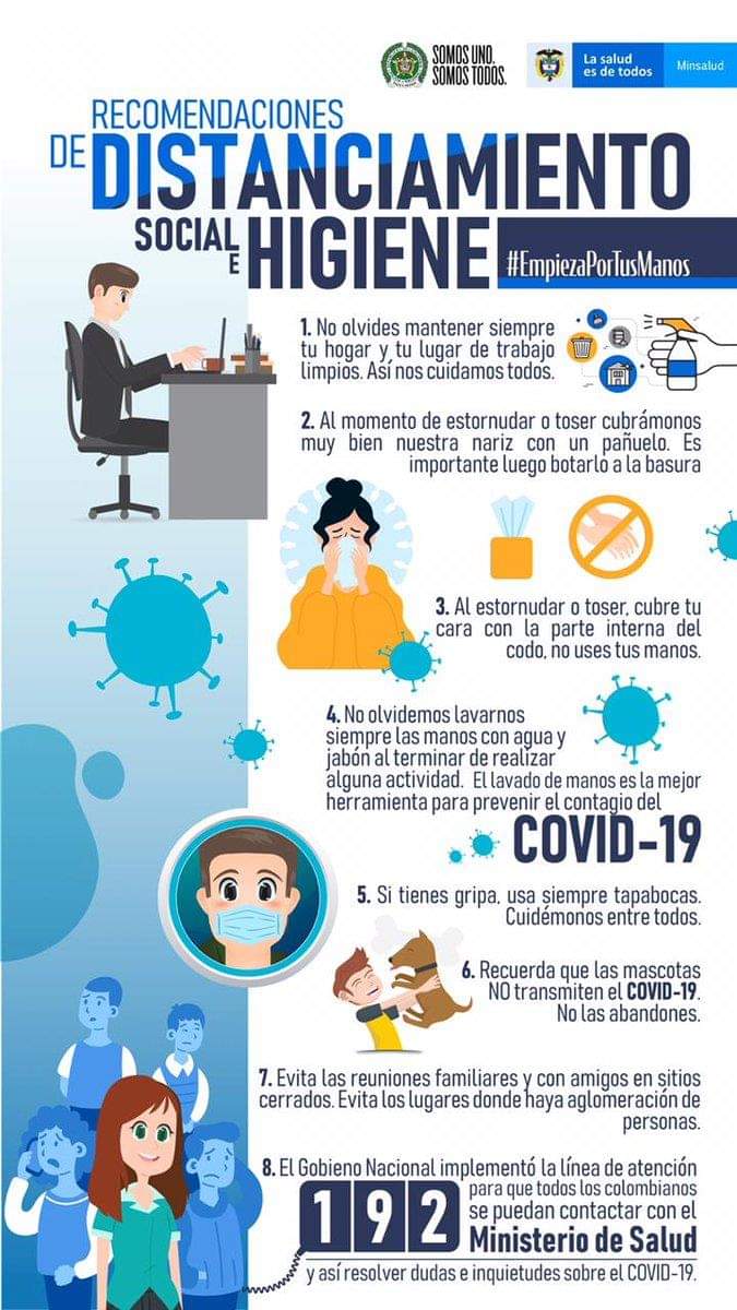 Direccion De Investigacion Criminal E Interpol On Twitter Recomendaciones Covid 19 Evitaelcoronavirus Empiezaportusmanos Minsaludcol