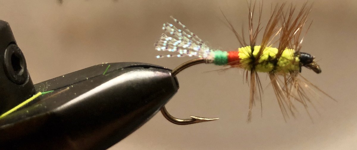 MVHSFlyFishing's tweet photo. Time spent on the vise is time well spent... only thing better would be on the water!  Countdown to #Fishmas2020 is on  - #tightlines soon! https://t.co/ZRyXEAKdzM