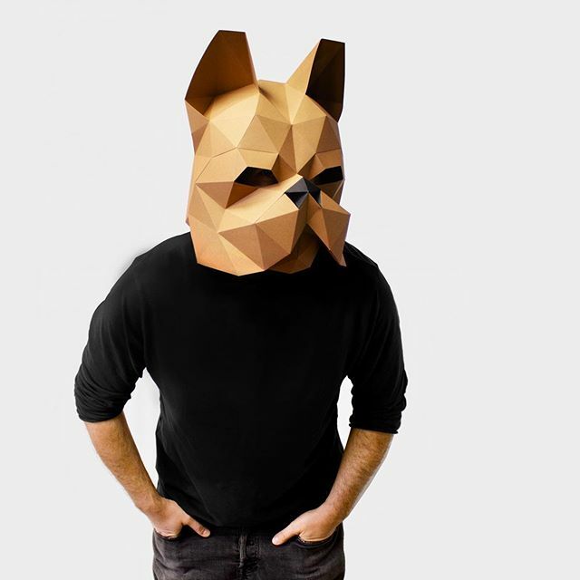 LA_Paperart's tweet photo. Have a good Friday everyone! 
#staysafe &amp; #watchout ::: #frenchbulldog #bulldogmask #bulldog #dogmask #animalmask #lowpoly #papermask #diymask #printables #papercraft #lapastudios #printathome #doglovers #losangeles #handcraft #stayathomechallenge https://t.co/iFk3QqzAG8 https://t.co/HhFkWaEF3x