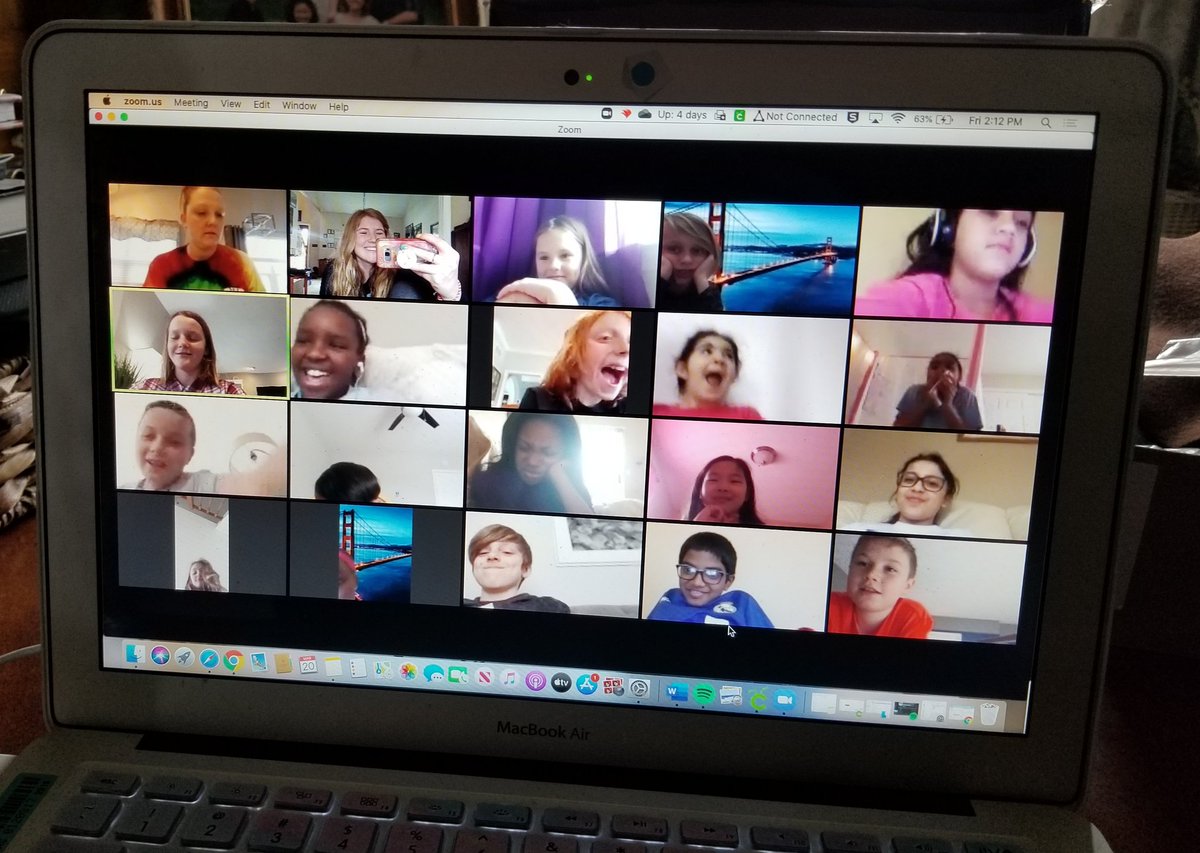 I got to hang out with <a href="/MrsTaylor_LRE/">Abby Taylor</a> &amp; her amazing class today!!! Seeing their smiles &amp; hearing their laughs filled my heart ❤ We are so lucky to have tools like @zoom_us to keep us connected, even when we're apart 🤗
