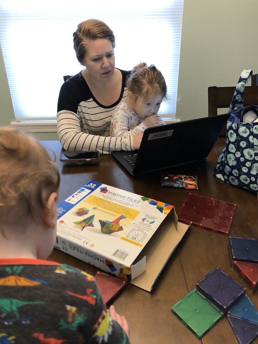 MesserMallory's tweet photo. We were back at it today with v-learning day 3! #54StepsUp #familytime #BeStevenson https://t.co/yEgVliWIDE