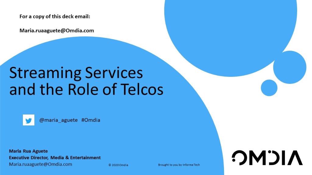 maria_aguete's tweet photo. Did you miss my #CTVS20 presentation ?-- Streaming Services and the Role of Telcos-- at the Connected TV Summit in London?
please feel free to email me for a copy: maria.ruaaguete@omdia.com
#Omdia #ConnectingTheDots https://t.co/lghCUl5Z5w