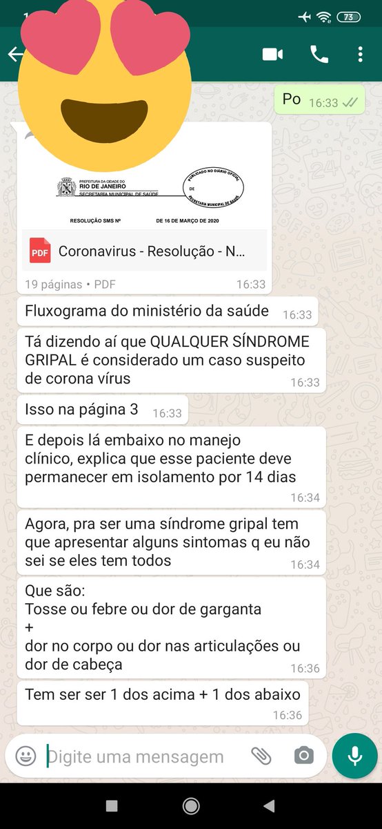 PedroOctavioLB's tweet photo. @felipeneto Aqui galera:

Já vieram me procurar pra ver se conseguem atestados pois seus locais não estão dando.

Minha amiga alertou que há um fluxograma da Secretaria da saúde que DETERMINA que dêem o atestado para QUALQUER SÍNDROME GRIPAL.

Denunciem as UPAs e hospitais que não dão. https://t.co/WArZVznITe