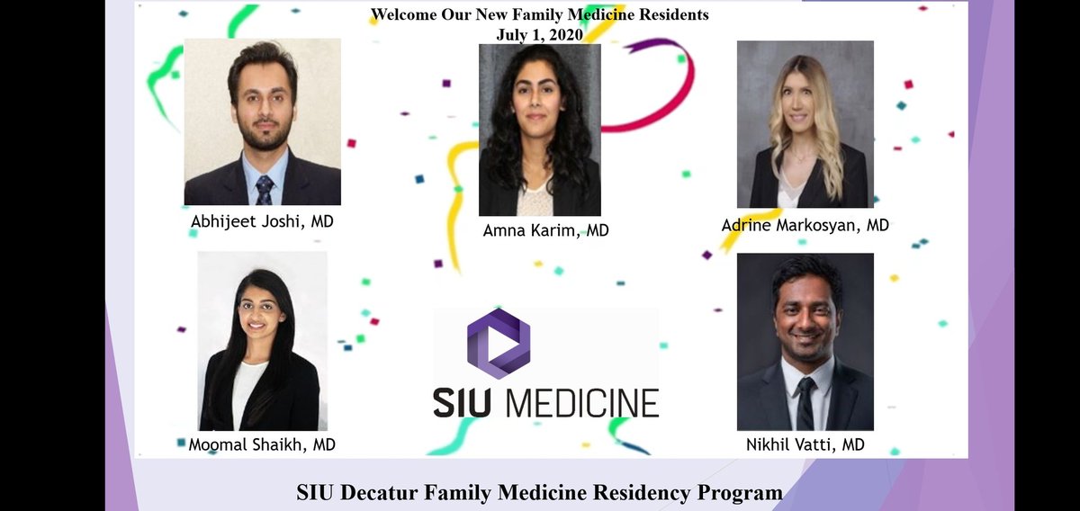 horizonsoflife's tweet photo. It is #MatchDay2020 and we at SIU Decatur are proud of our Incoming Class of 2023! Kudos to my colleagues Dr. Justin Parker and Tina Hartwig for all their hard work this season! Welcome to Family Medicine and #limitlessdecatur! #match2020 #fmrevolution #healthisprimary @siusom https://t.co/gSRzTxS8Xu