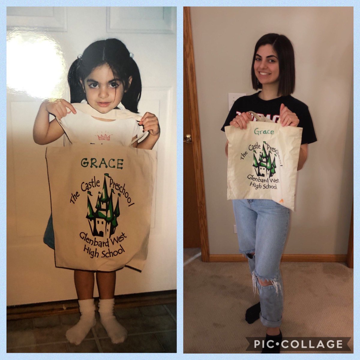 GWBusFACS's tweet photo. Check out GW senior Grace Kando - from Castle Preschool to senior status! Thanks for sharing this memory with us Grace!  Superstar FACS student♥️   #CastlePreschool #We💚OurStudents #WestIsBest https://t.co/hpzhpmIi8H