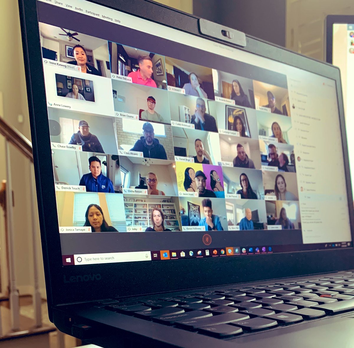 It was so awesome to see all my <a href="/TMobile/">T-Mobile</a> peeps on our team call with <a href="/IreneKieweg/">Irene Yuan Kieweg</a> 🙌🏻 Even better to have <a href="/pjdeluca/">Peter DeLuca</a> make a special guest appearance and give us a business update! Also a ton of special appearances by a lot of really cute #regionalSTR 🧒s and 🐶s. #WFH