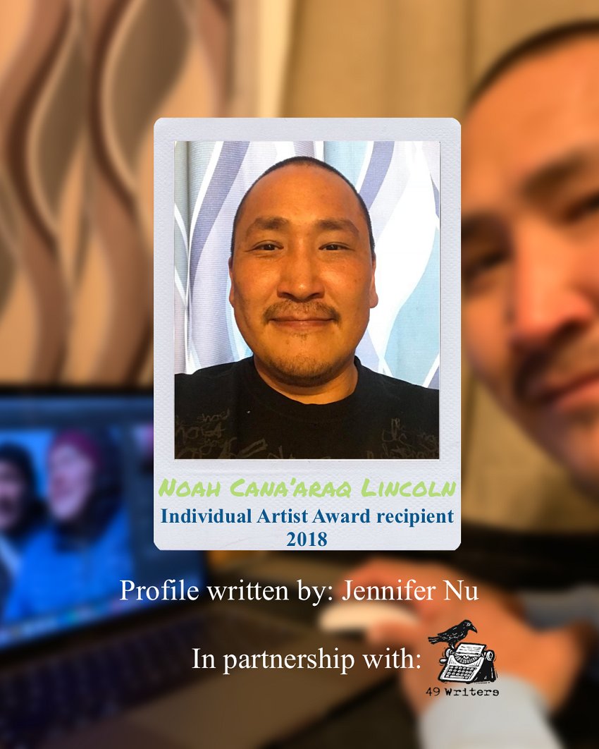 rasmuson's tweet photo. Noah Cana’araq Lincoln is a Yup’ik storyteller from Toksook Bay. He creates video shorts to share the healing power of laughter and Yup’ik humor. His profile was created with @49Writers. Special thanks to writer Jennifer Nu. Read more: https://t.co/fBEQf5RnVA https://t.co/m9UGnolN0K